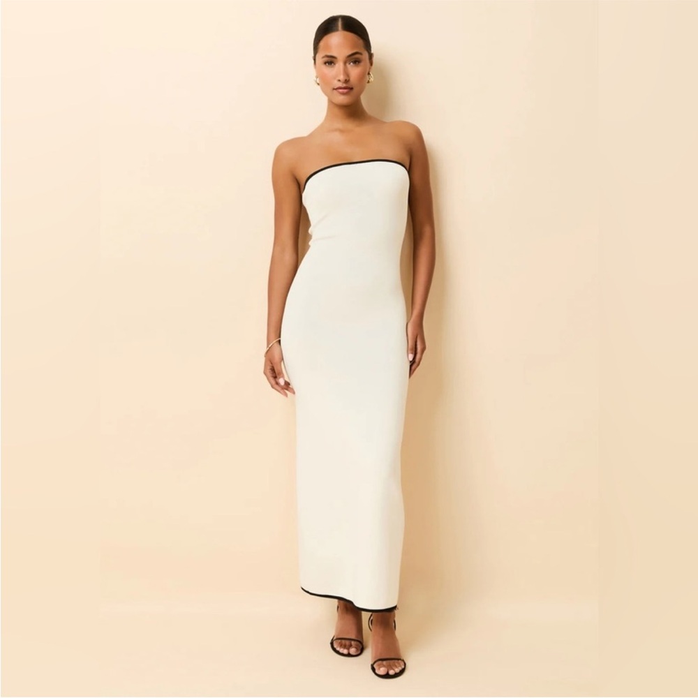 Solid & Striped The Caroline Column Strapless Max… - image 6